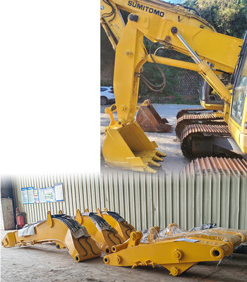 Kekuatan tinggi 40-45T Excavator Tunnel Arm Short Reach Untuk Proyek Bawah Tanah