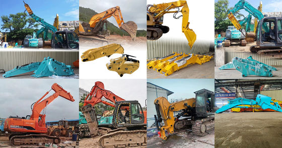 Excavator Lightweight Tunnel Boom Short Arm Multipurpose untuk Pengendalian Mudah