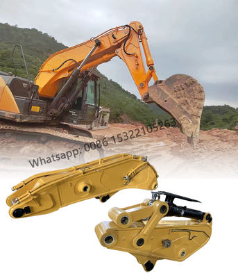 Lengan terowongan yang dapat disesuaikan untuk Excavator, Digger Boom jangka pendek di daerah sempit