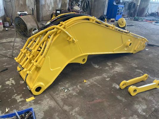 Lengan terowongan yang dapat disesuaikan untuk Excavator, Digger Boom jangka pendek di daerah sempit