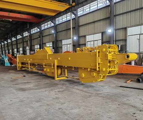 Long Reach Telescopic Boom Untuk Excavator, Situs Konstruksi Metal Telescopic Arm