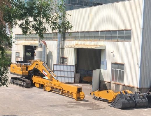 Penggalian yang dapat disesuaikan Teleskopik Hidrolik Arm Digger Telescopic Boom BS900E Q355B