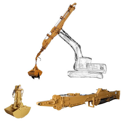 Panjang yang disesuaikan Telescopic Arm Untuk Excavator, Excavator Telescopic Boom OEM