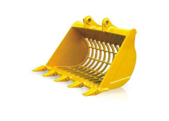 Q355B Excavator Skeleton Bucket Sieve Bucket Berputar Efektif Tinggi