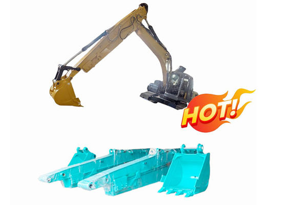 Shaogang Q355B Excavator Telescopic Boom Excavator Sliding Arm untuk Penggalian