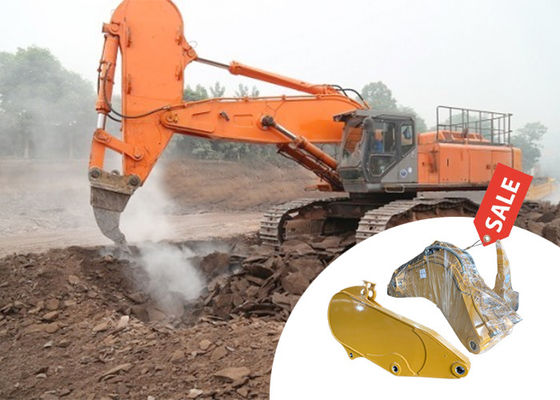 55 Ton Tinggi Strong Excavator Rock Arm, Q355B Bahan Excavator Ripper Boom