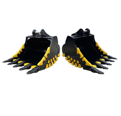 Multi Size Heavy Duty Excavator Rock Bucket Construction Grade Untuk Hitachi