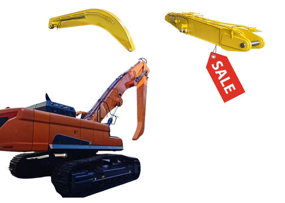 Hydraulic Scrap Handler Excavator Long Reach Boom Untuk Mengambil Baja