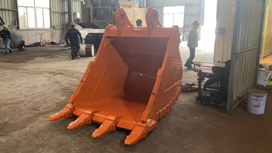 0.25-4.5cbm Heavy Duty Rock Bucket Untuk Komatsu Excavators Peralatan Berat