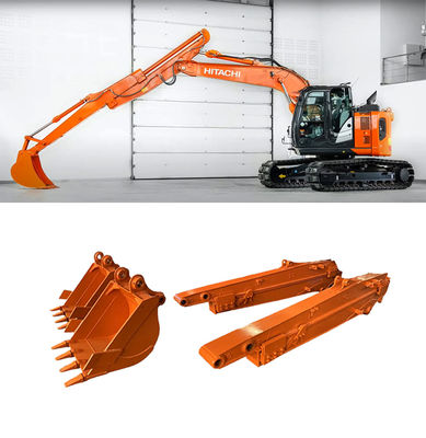 Excavator Telescopic Arm Long Reach Sliding Arm Attachment Untuk Mesin Berat
