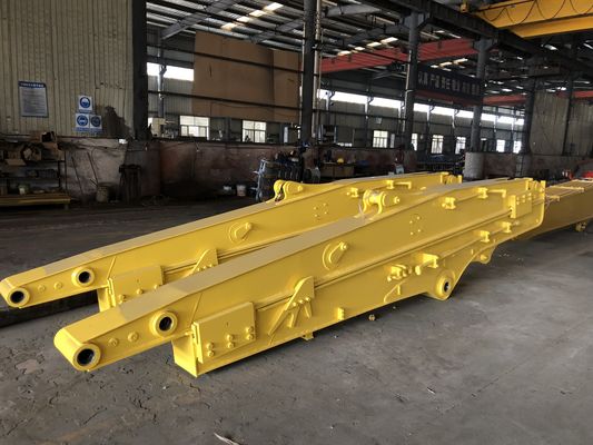 Q355B Excavator Telescopic Boom Sliding Arm Untuk SH210 SH260 Komatsu PC350