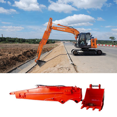 OEM Excavator Sliding Boom Q355B Telescopic Dipper Arm untuk Sany 215