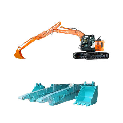 Aksesoris Excavator Telescopic Boom Mesin Konstruksi Sliding Arm