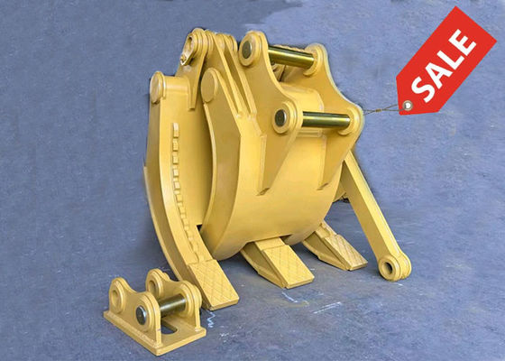 NM400 Q355B Genggam Mekanis Untuk Menangkap Log Batu Cat Hitachi Komatsu