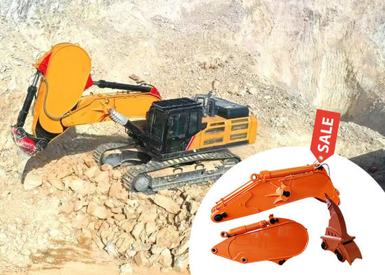 Q355B Excavator Rock Arm Digger Rock Boom Untuk Pekerjaan Pertambangan / Konstruksi
