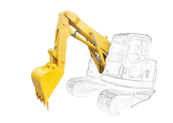 Shaogang Q355B 30-36 ton Excavator Shorten Arm Tunnel Boom Dengan Silinder yang Lebih Besar Excavator Shorten Boom Excavator Tunnel Arm Tunnel Boom