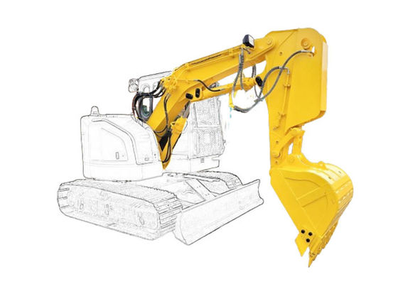 Ex60 Zx135 Zx200 Pc240 Excavator Tunnel Arm menggunakan bahan Q355B