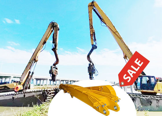 20 Ton-85 Ton Excavator Pile Driver Arm Boom Untuk Cat Hitachi Komatsu pile arm pile boom untuk excavator