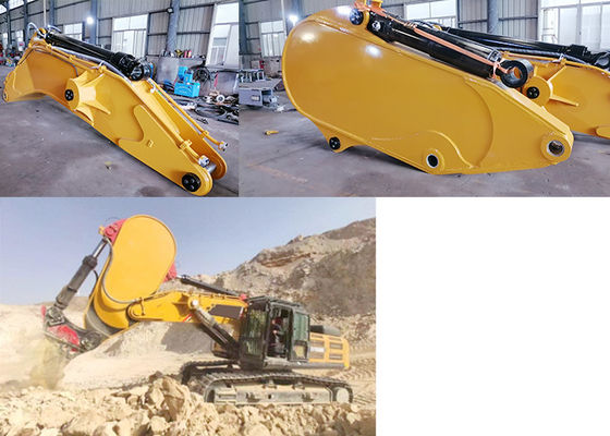 Penggali Batu Berefisien Tinggi Boom Dan Lengan Dengan Ripper Untuk Kucing Hitachi Komatsu