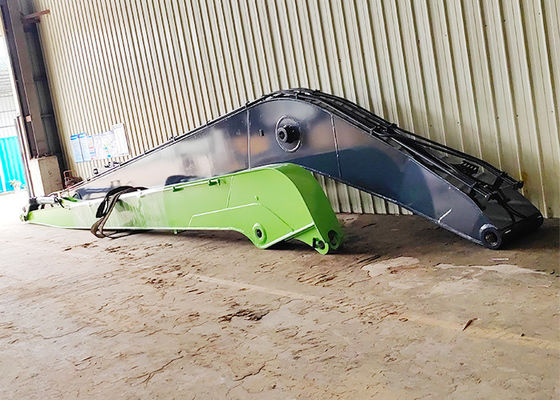 Pekerjaan pengeboran Excavator lengan panjang menggunakan bahan Q355B untuk sungai