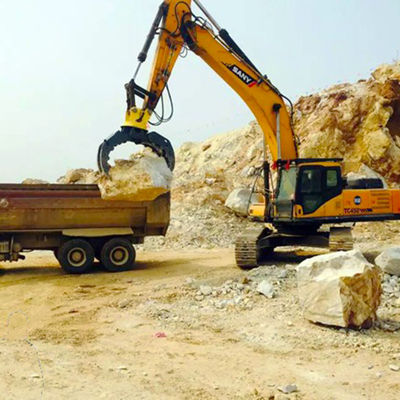 Cakar Hidrolik Sudut Putar 360 Derajat dengan 2 Silinder Layanan OEM Disediakan