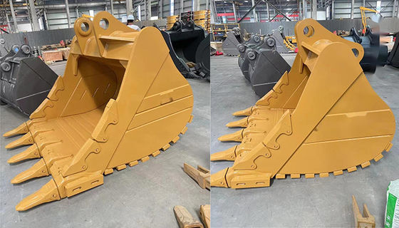 Heavy Duty Excavator Rock Bucket untuk Hard Rock Digging