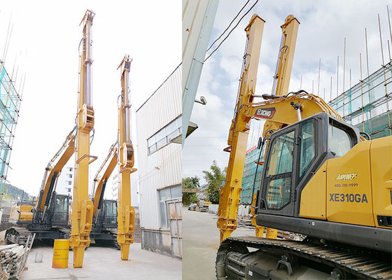Telescopic Boom Excavator dengan Grab Clamshell Bucket untuk kucing hitachi komatsu