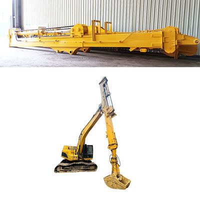 Heavy Duty Telescopic Boom Excavator Dengan Orange Peel Grapple