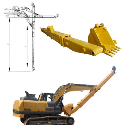 Telescopic Boom Excavator 10m 12m 16m Untuk 6 Ton 20 Ton 30 Ton Excavator