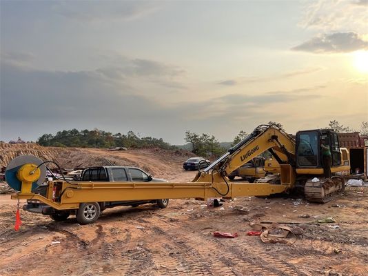 Long Reach Telescopic Arm Two Section Hydraulic Telescopic Boom untuk Excavator 6-36 Ton