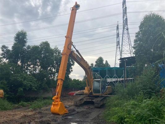 Excavator Telescopic Boom Telescopic Stick Untuk Pekerjaan Pengeboran Pelabuhan Sungai