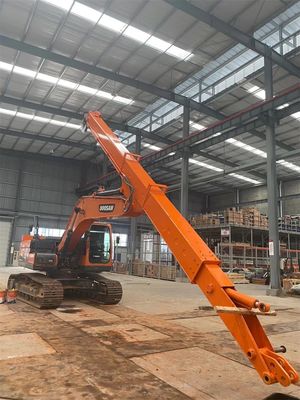 Excavator Telescopic Boom Telescopic Stick Untuk Pekerjaan Pengeboran Pelabuhan Sungai