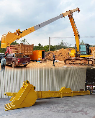 Dua Bagian Telescopic Boom Untuk Excavator / Excavator Extendable Boom Arm