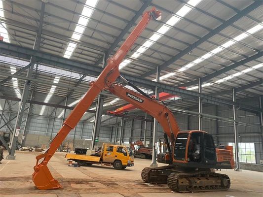 25m Long Reach Boom Excavator Dua Bagian Telescopic Arm untuk dijual