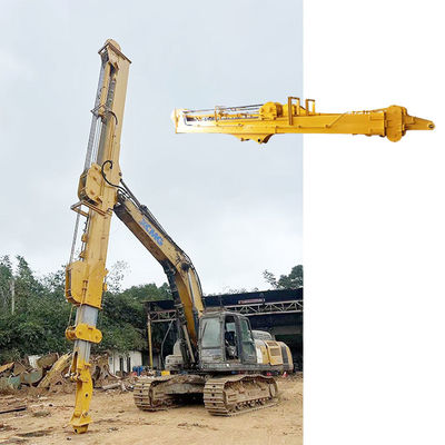 Excavator telescopic arm excavator teledipper dengan ember clamshell untuk kucing hitachi