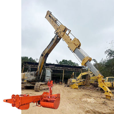 Excavator Telescopic Arm 18m Untuk 20 Ton Excavator Cat Hitachi 20m Jangka Panjang