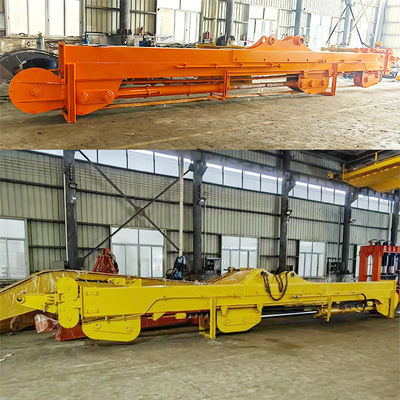 Sliding dipper boom untuk excavator tiga bagian menggali kedalaman mencapai 20m 25m