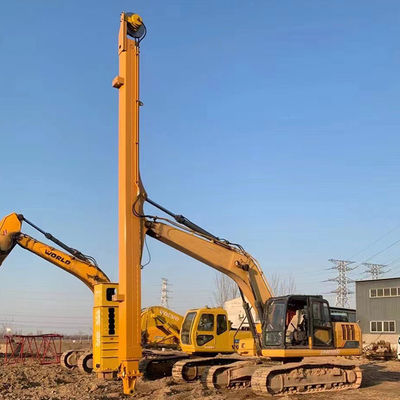 Excavator teleskopik lengan teleskopik boom dengan ember standar untuk menggali
