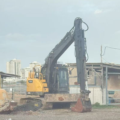 Lengan Teleskop Excavator yang ditingkatkan dengan ember standar untuk menggali tanah