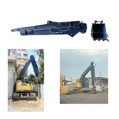 Shaogang Q355B Excavator Telescopic Arm Dengan Standard Bucket Performa Telescopic Pengelasan yang Lebih Baik