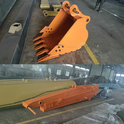 8M Excavator Telescopic Arm Penggunaan Shaogang Q355B Telescopic Dig Sand