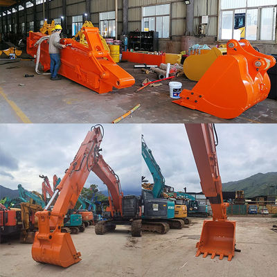 8M 10M 12M Telescopic Arm Excavator Gunakan Q355B Produsen Besar