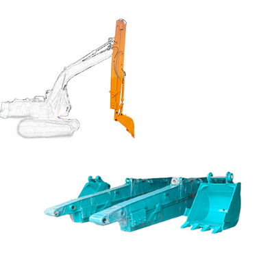 Excavator Long Reach Boom Dan Telescopic Arm Pengelasan Lebih Baik