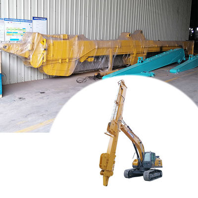Excavator yang lebih kuat Telescopic Arm With Grapple Long Reach Telescopic Cylinder