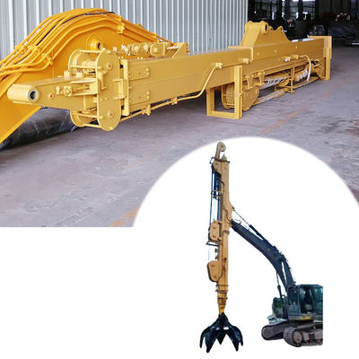30m 32m Telescopic Dipper Arm Dengan Clamshell Bucket Grapple