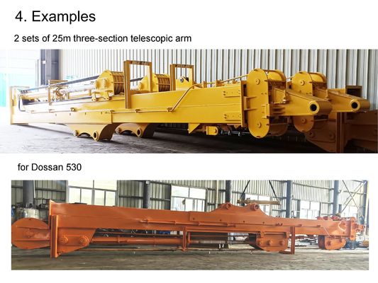 Telescopic Excavator BS900E Wire Rope Dengan Pengelasan Perlengkapan Khusus