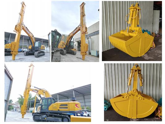 30M 32M Penggalian kedalaman Long Reach Excavator Telescopic Arm BS900E