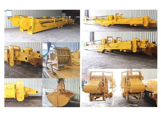 30M 32M Penggalian kedalaman Long Reach Excavator Telescopic Arm BS900E
