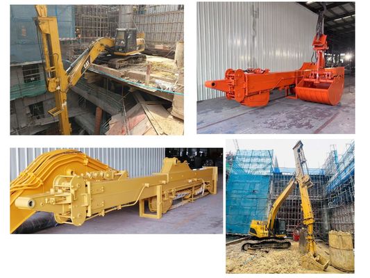 30M 32M Penggalian kedalaman Long Reach Excavator Telescopic Arm BS900E