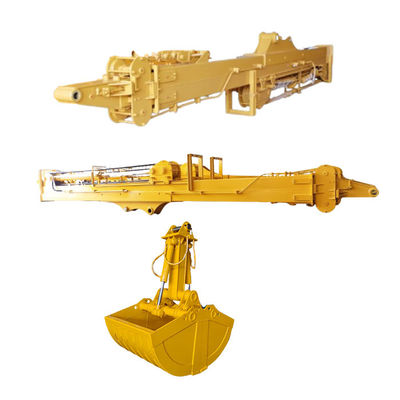 Telescopic Dipper Arm Dengan Clamshell Bucket Dengan Gigi Menggunakan BS900E